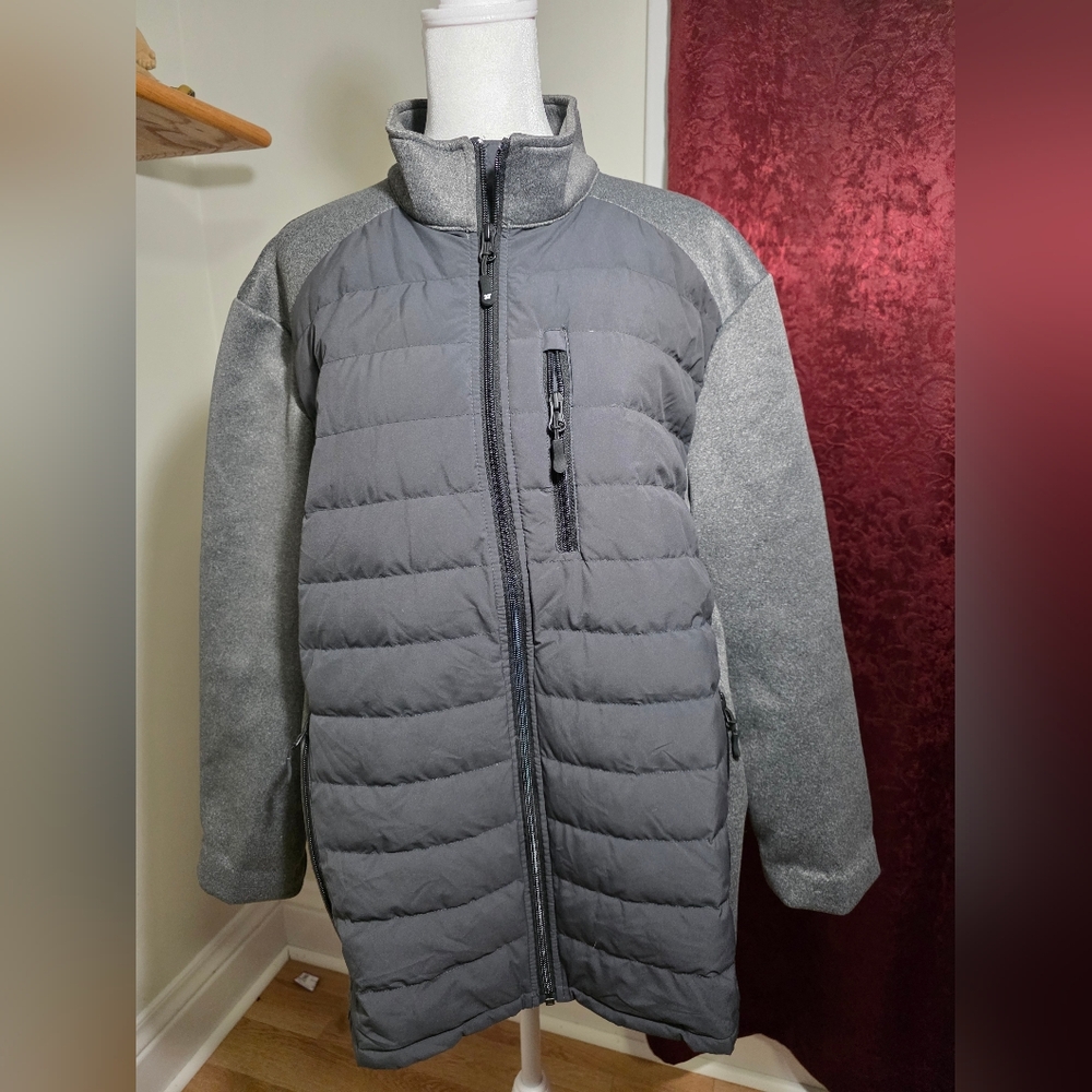 32 Degrees Men's Charcoal Puffer Jacket